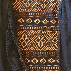 Aeropostale Lace Back Cardigan